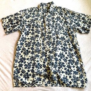 Hawaiian shirt 100% silk
